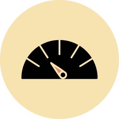 Hız göstergesinin vektör illüstrasyonu 