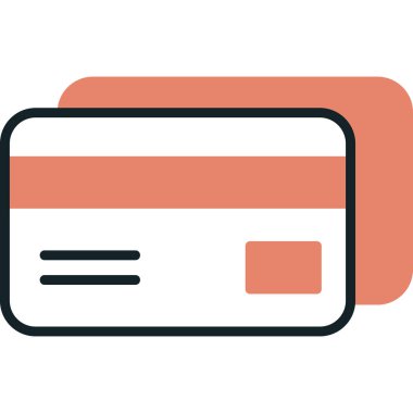 Kredi kartı iyonunun vektör çizimi