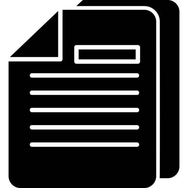 dokümanlar web simgesi vektör illüstrasyonu