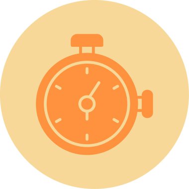 Zamanlayıcı simgesi, vektör illüstrasyonu 