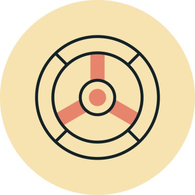 lastik simgesi vektör illüstrasyonu 