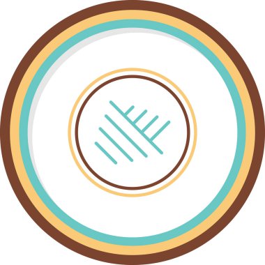 Bileşen simgesinin vektör illüstrasyonu