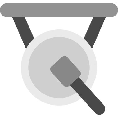 gong simgesi web basit illüstrasyon