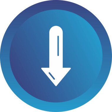 aşağı ok simgesi, vektör illüstrasyon tasarımı 