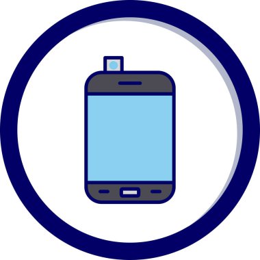 Smartphone web simgesi, vektör çizim 