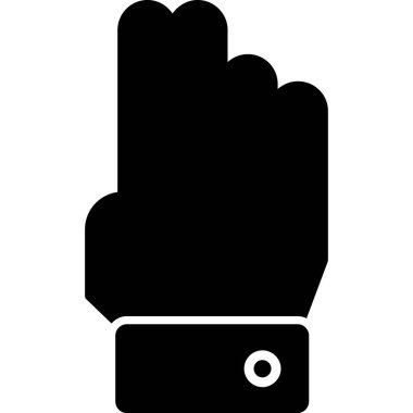 parmak simgesi vektör illüstrasyonu