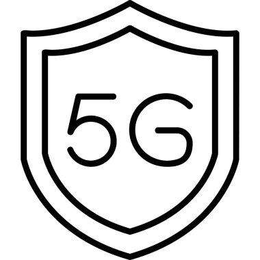 İnternet simgesinin 5g vektör illüstrasyonu 