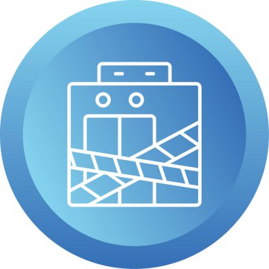 Asansör web simgesi, vektör illüstrasyonu