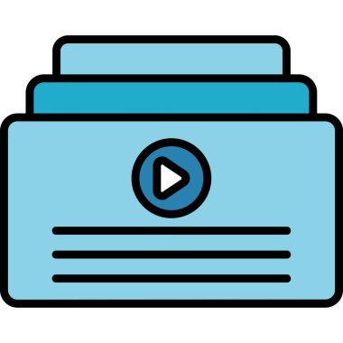 Bölüm. Web simgesi basit illüstrasyon