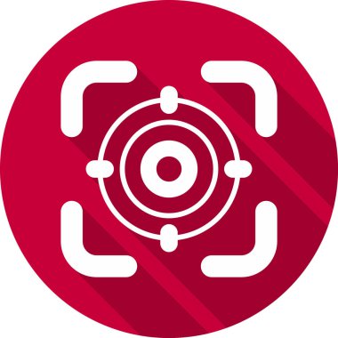 Hedef. Web simgesi basit illüstrasyon