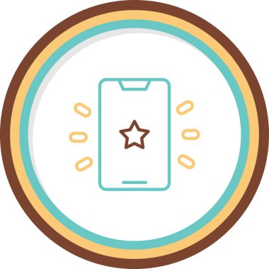 Dijital pazarlama, derecelendirme. Web simgesi basit illüstrasyon