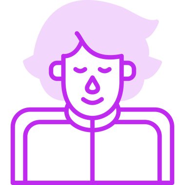 Sörfçü. Web simgesi basit illüstrasyon