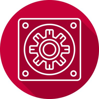 Simgeyi ayarlamanın vektör illüstrasyonu 