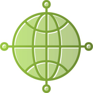 ağ bağlantısı simgesi ana hat biçiminde 