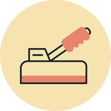 El freni simgesi vektör çizimi