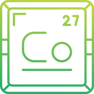 Kobalt ağ simgesi, vektör illüstrasyonu