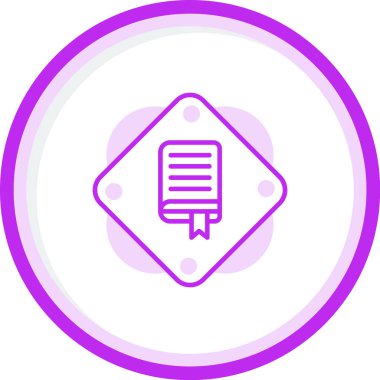 kitap simgesi, vektör illüstrasyonu basit tasarım