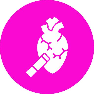 Sigara içme simgesi, vektör illüstrasyonu basit tasarım