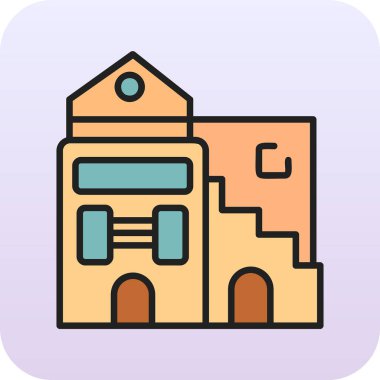 vektör evi oluşturma simgesi, modern tasarım illüstrasyonu 