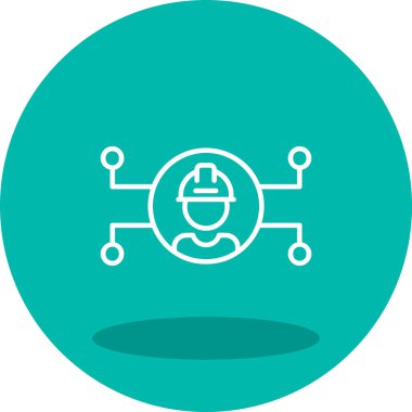 Mühendislik simgesinin vektör çizimi 