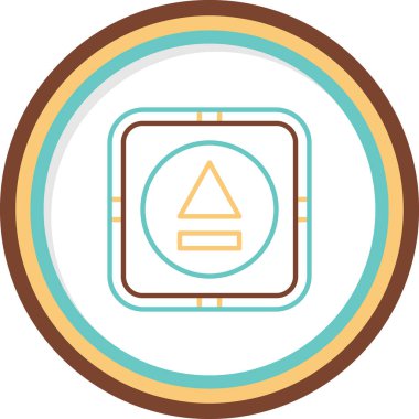 Düğme simgesini, ortam simgesini, müziği çıkart veya video düğmesi çal