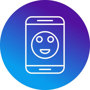 Smartphone web simgesi, vektör çizim 