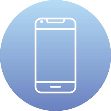 Smartphone web simgesi, vektör çizim 