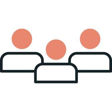 Seyirci Web simgesi vektör illüstrasyonu