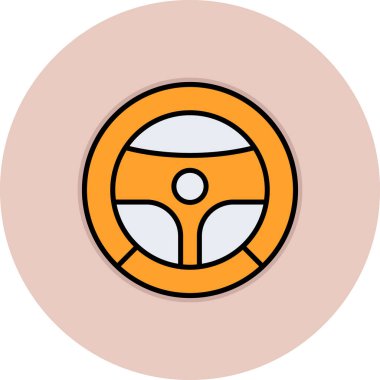 Direksiyon. Web simgesi basit illüstrasyon