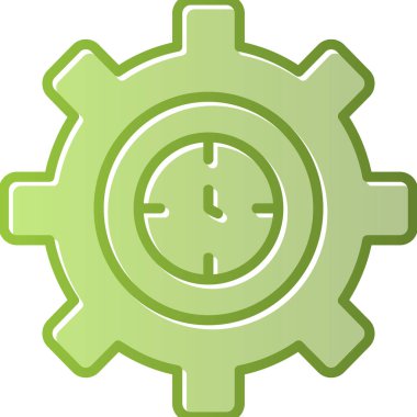 Zaman yönetimi simgesinin vektör illüstrasyonu 