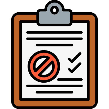 Dilekçe web simgesi, vektör illüstrasyonu