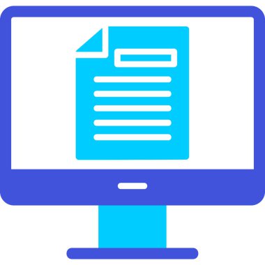 Çevrimiçi Test Ağı simgesi, vektör illüstrasyonu