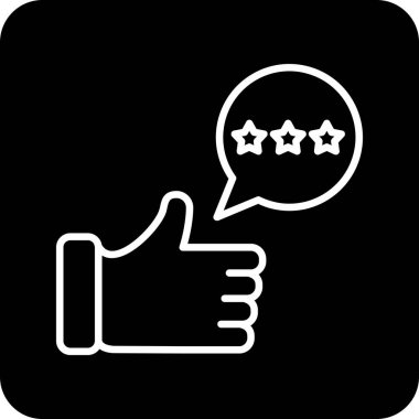 Geri bildirim simgesi, vektör illüstrasyon tasarımı 