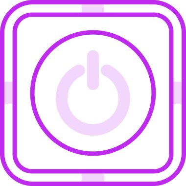 güç düğmesi vektör illüstrasyonu 