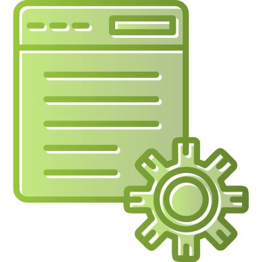 Web simgesi, vektör illüstrasyonuName