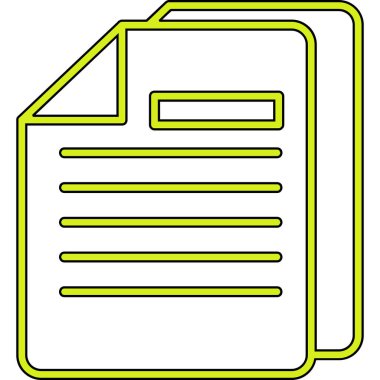 dokümanlar web simgesi vektör illüstrasyonu