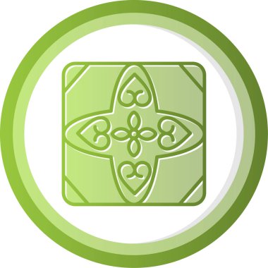 Döşeme. Web simgesi basit illüstrasyon