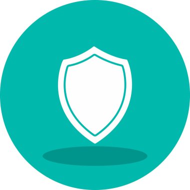 Ağ için koruma kalkanı vektör simgesi 