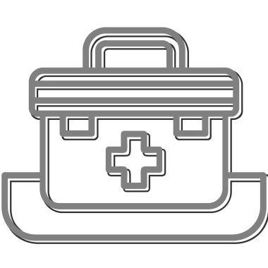 çanta kutsal kişilerin resmi, vektör çizim