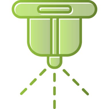 Moda biçimi izole edilmiş arkaplanda fıskiye simgesi           