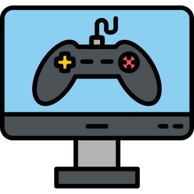 oyun simge vektör çizim 