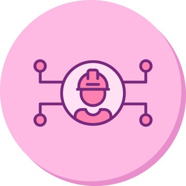 Mühendislik simgesinin vektör çizimi 