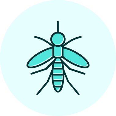 Sivrisinek ağı simgesi. vektör illüstrasyonu