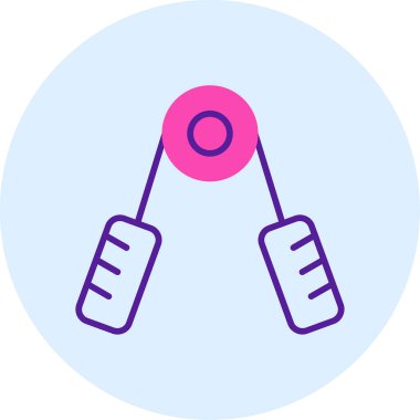 El Kavrama Ağı simgesi basit illüstrasyon