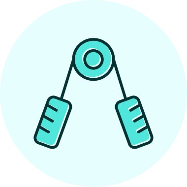 El Kavrama Ağı simgesi basit illüstrasyon