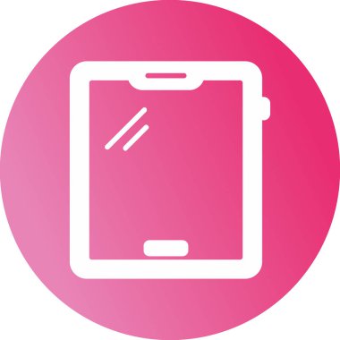 tablet. Web simgesi basit illüstrasyon 