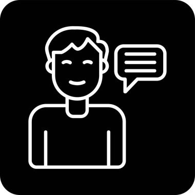 Tavsiye Ağı simgesi basit illüstrasyon