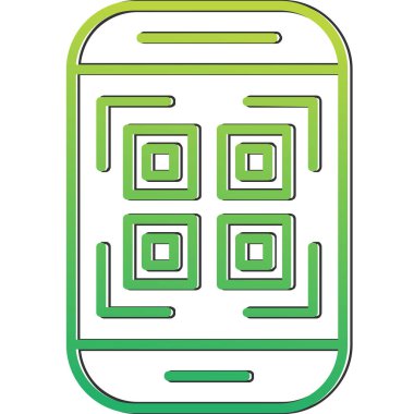 Cep Telefonu Web simgesi vektör illüstrasyonu