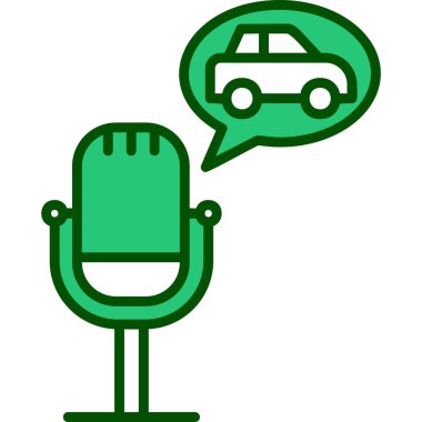 Araç podcast simgesi, özet biçimi  