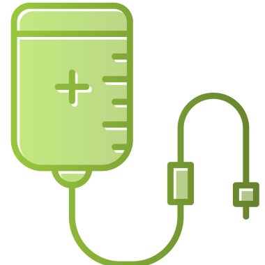 Kan Transfüzyon Ağı simgesi, vektör illüstrasyonu